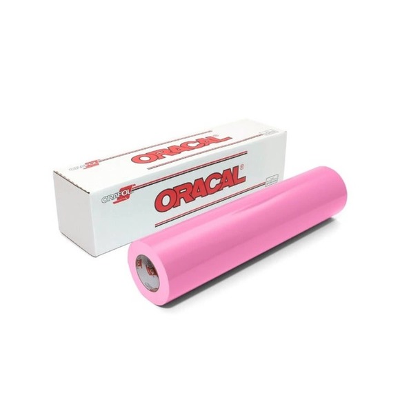 2 Pack 12"x 1 Yard Oracal 651 PINK & SOFT PINK Cricut Hobby Craft Vinyl Sticker - Picture 4 of 4